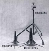 Konig and Meyer Fluegelhorn Instrument Stand Five Black Plastic Legs